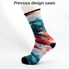 Wholesale Logo Printing Mens Designer Printed Men 3D Sports Crew Digital Sublimation Long Famous Brand Custom Print Socks