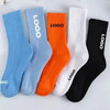 Customized Sports Socks Comfortable Athletic Crew Socks for Promotion and Training