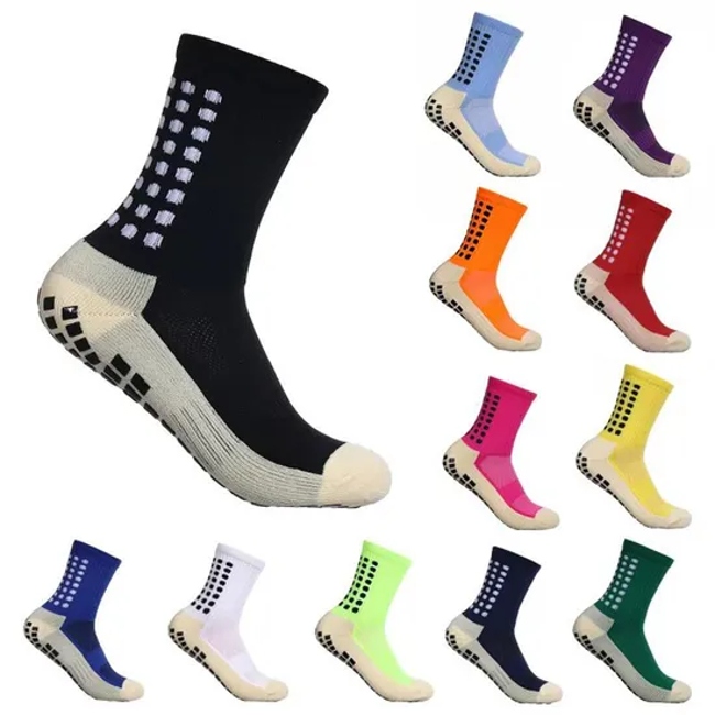 High Quality Anti Slip Grip Football Crew Cotton Men Manufacturers Sports OEM Soccer Sock