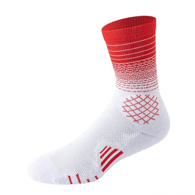 Spring Outdoor Basketball Towel Bottom Sports Grip Socks for Men