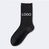 2024 Spring High Quality Custom Design Logo Women Men Knitted Embroidered Cotton Crew Short Socks