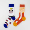 Unisex Man Women Custom Wholesale Jacquard Cotton Men Crew Socks