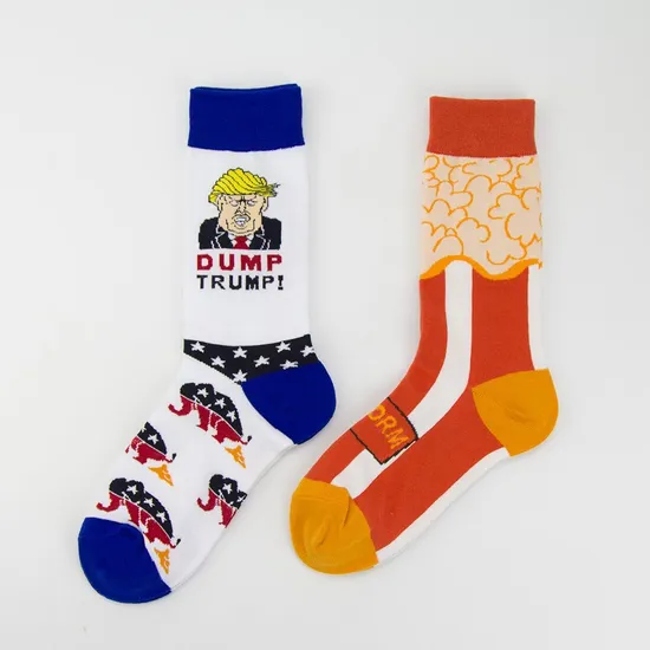 Unisex Man Women Custom Wholesale Jacquard Cotton Men Crew Socks