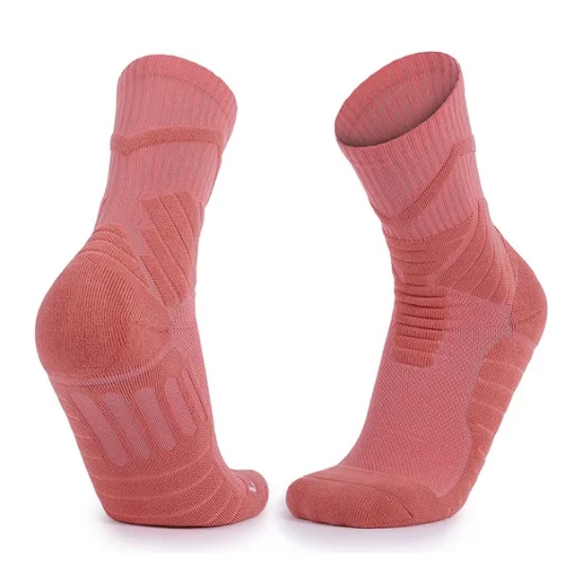 OEM Outdoor Elite Sport Basketball Socks Breathable Crew Socks Custom Thickened Towel Bottom Men Super Elastic Running Socks