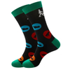 Stock Unisex Meias Men Funny Cotton Crew Happy Socken OEM Personalized Design Own Customized Sock Sox Custom Logo Men Socks