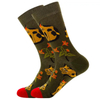 100 Cotton Men Breathable Sport Crew Sock Custom Crew Organic Sox