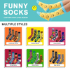 Funny Design Street Style Designer Wholesale Men Crew Cotton Happy Crazy Socks