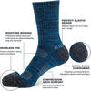 Wholesales Factory Cheap High Quality Custom Logo Design Men′s Cushioned Work Plain Sock Crew Athletic Socks Moisture Wicking Breathable Football Sports Socks