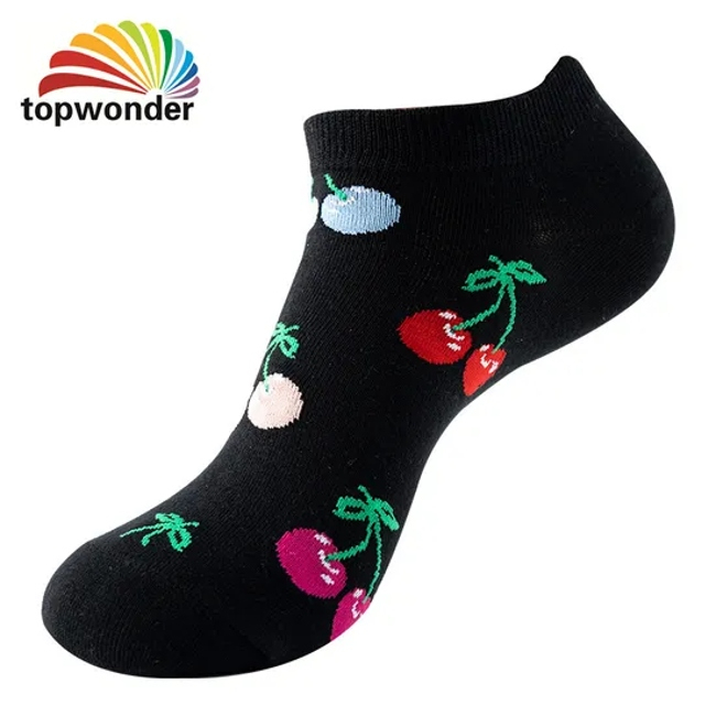 Wholesale and Customize All Designs of Fruit Sock, Boat Sock, Low Ankle Sock, Summer Sock in Many Colors, Designs and Material