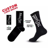 Cotton Design Own Fashion Embroidery Jacquard Men Brand Packaging Crew Sports Logo Custom Socks