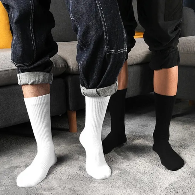 Wholesale 100% Cotton Embroidery High Quality Crew Ankle Knitted Jacquard Cushion Basketball Unisex Men Sports Custom Logo Socks
