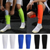 Custom Logo Footless Socks for Shin Guards Men Soccer Sock Sleeves Compression Football Sports Socks