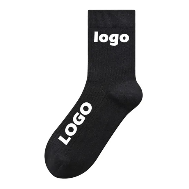 Crew Socks for Men Green Cool Breathable Running Sport Comfortable Socks Sustainable Casual Socks