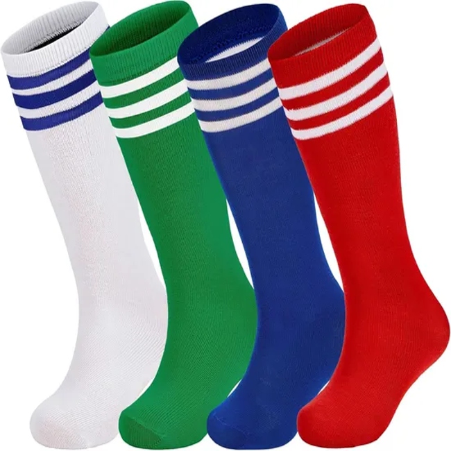Soccer Socks Unisex Team-Sport Knee High Breathable Football Socks for Men Youth Kids Boys