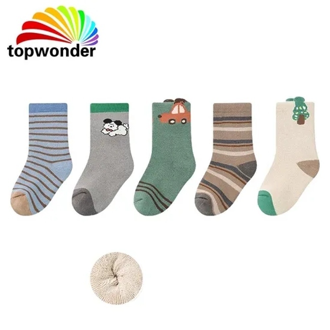 Customize All Designs of Baby Terry Winter Knee High Toddler′s Sock in Many Colors, Sizes and Material