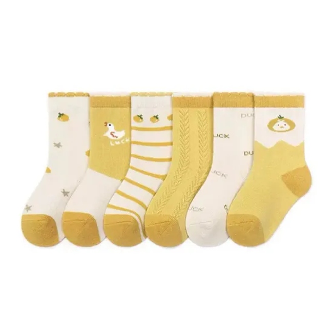 Colorful Fashion Custom Cartoon Baby Sock % Cotton Boys and Girls Crew Socks Kids Children Socks