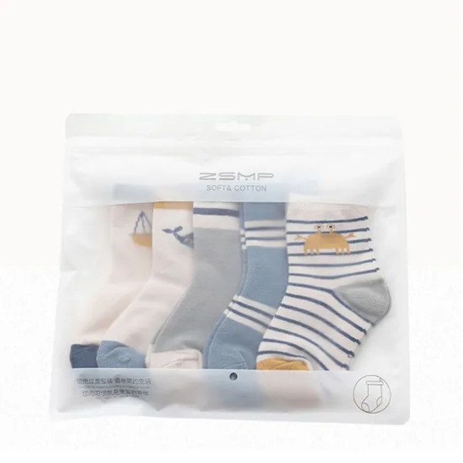 Low Price Wholesale Stripe Custom Children Baby Kids Unisex Bci Cotton Short Socks