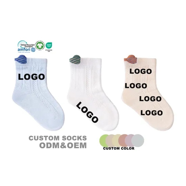 Wholesale babies Shoes Long Girl Anti Slip Animal Kids Cartoon Cotton OEM Custom Children Socks