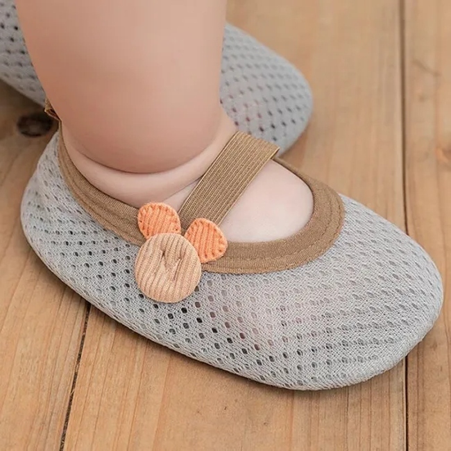 Newborn Baby Sock Anti Slip Non Slip Infant Soild Color Shoes Toddler Combed Cotton Socks