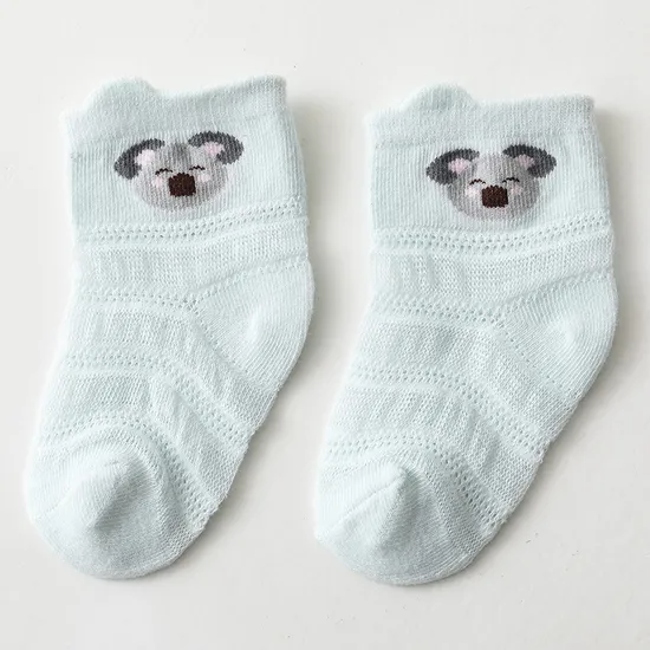 Elegant Funny Months Newborn Toddler Baby Girls Bamboo Socks with Lace Ruffle for Kids