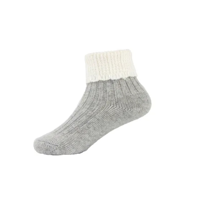 Unisex Children Girl Baby Kids Custom Cotton Wool Cuff Normal Comfort Socks