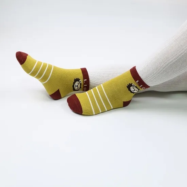 Cheap Cute Baby Girl Kid Fashion Knitting Black Blue Animal Pattern Nylon Bamboo Summer Cozy Slipper Ankle Crew Socks