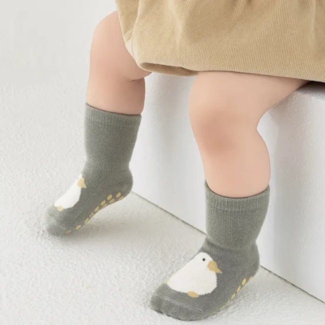 Boys and Girls Custom Cartoon Kids Sock % Cotton Anti Slip Children Socks Wholesale Crew Socks for Baby