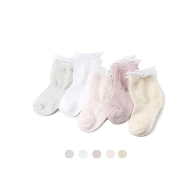 Baby Custom Children Kids Unisex Wholesale Cotton Breathable Short Socks
