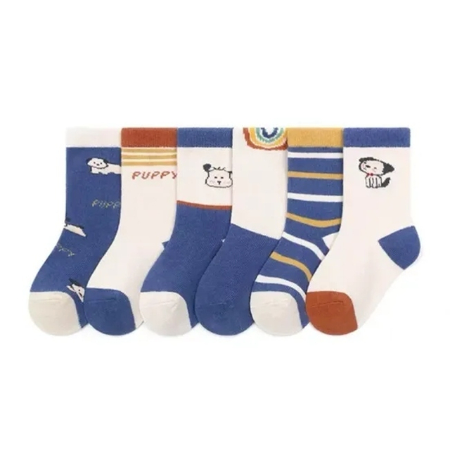 Fashion Colorful Boys and Girls Children % Cotton Sock Cute Cartoon Baby Socks Warm Crew Socks for Kinds