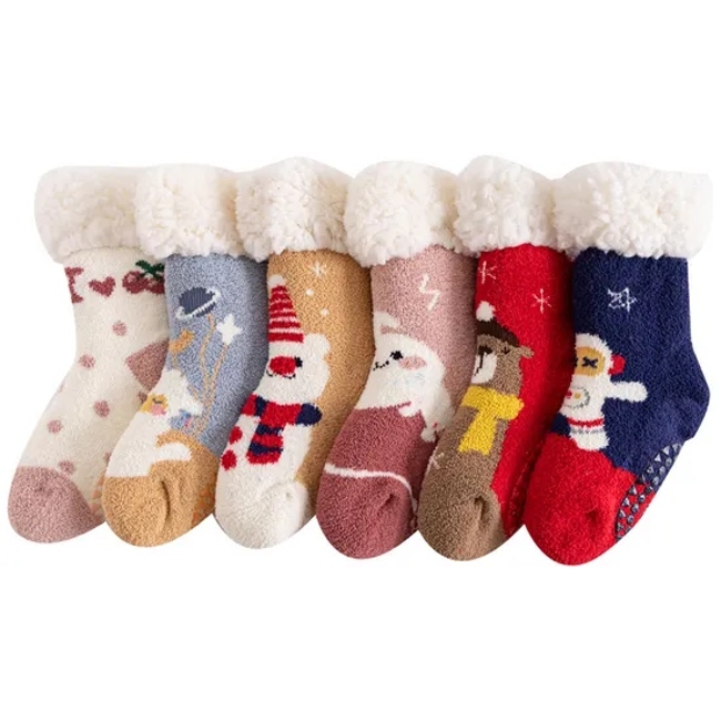 Cozy Autumn and Winter Non Slip Baby Socks with Custom Logo
