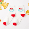  Pairs of Christmas Children′ S Cartoon Cute Korean Version of The Baby Santa Claus Medium Tube Cotton Socks
