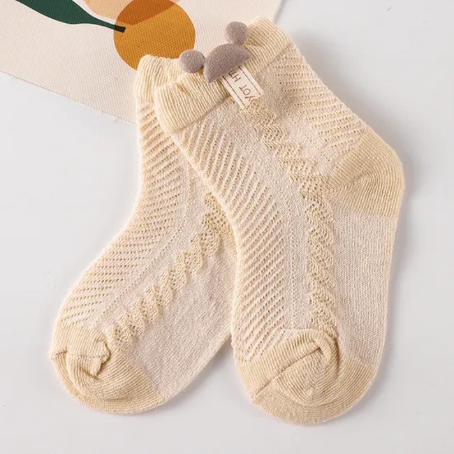 Wholesale Comfortable Mesh Breathable Newborn Baby Socks