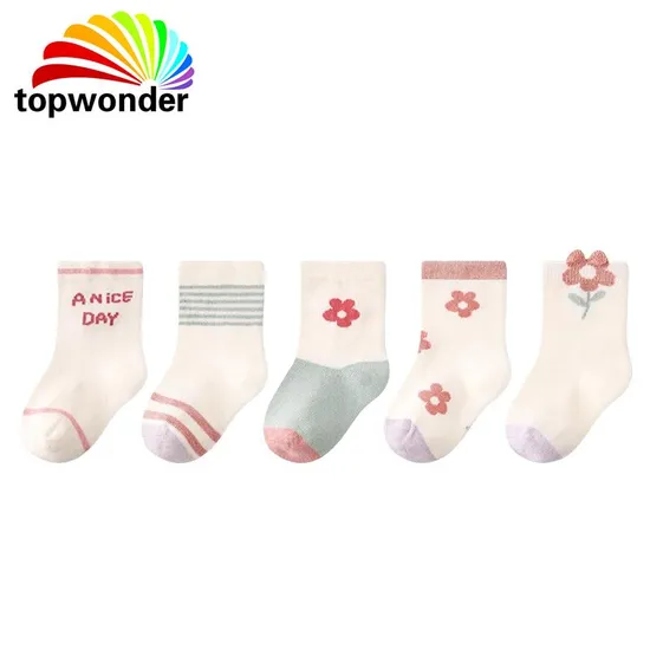 Customize All Designs of Baby Sock, Infant Sock, Baby Ankle Sock, Baby Knee High Sock in Many Colors, Sizes and Material