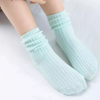 Simple Style Plain Color Cotton Baby Unisex Boys and Girls Anti Slip Newborn Kid Knit Indoor Socks
