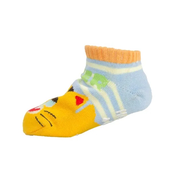 Children Baby Kids Custom High Quality Cotton Non Slip Grip Socks