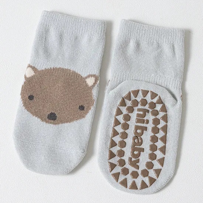 Cute Animal Baby Boys Girls Cotton Socks Non Slip Indoor Floor Soft Toddler Sock Slippers
