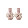 Baby Bow Princess Floor Shoes Socks Baby Footwear Anti Slip Tube Socks