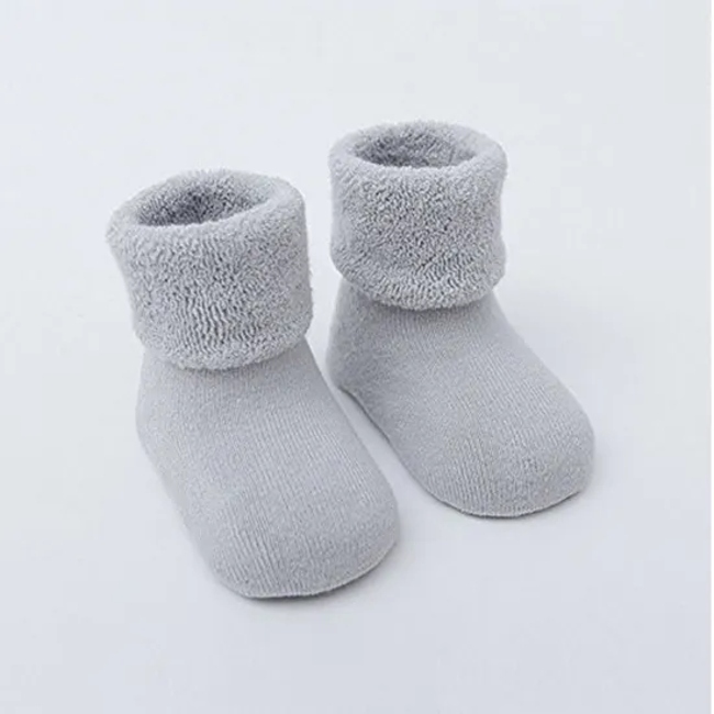 Infant Socks Baby Non Slip Socks Anti Slip Toddler Thick Cotton Socks with Grips Years Old