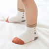 Custom Design Wholesale Breathable Ribbed Infant Baby Girl Socks Organic Cotton Colorful Cotton Kids Socks