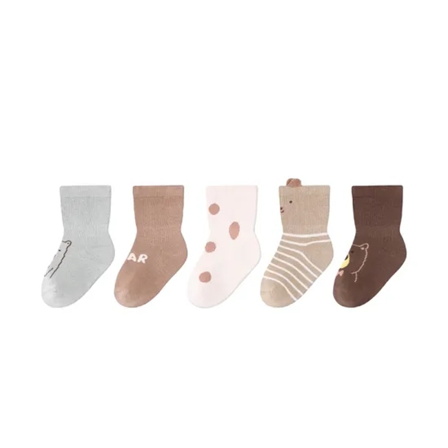 Anti Bacterial Breathable Skin Friendly Babies Fashion Lovely Cute Cotton Ankle Crew Soft Little Sock