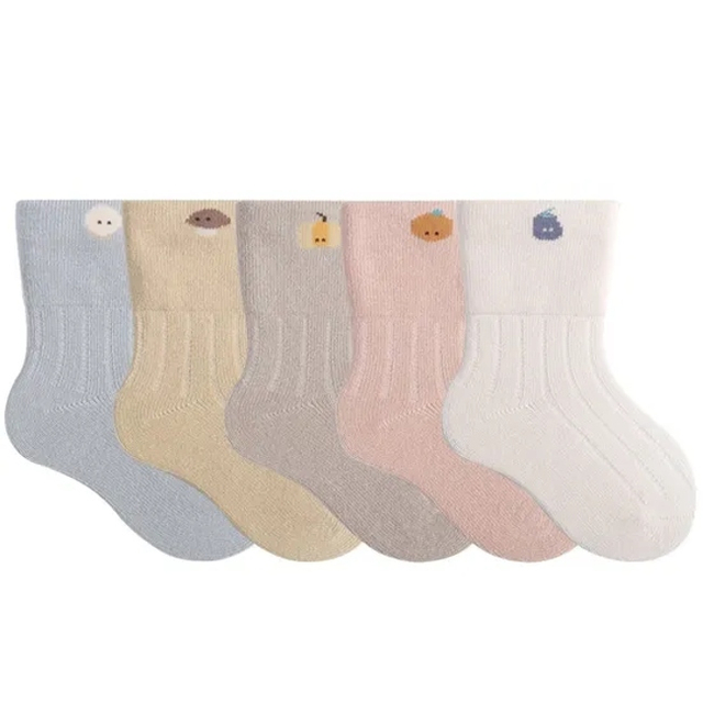 Cute Baby Girl Socks Baby Combed Cotton Socks