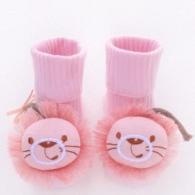 New Born Organic Cotton Soft Floor D Cartoon Animals Toddler Antislip Baby Socks Shoes