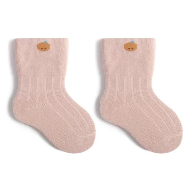 Loose Baby Custom Cute Cartoon Boneless Crew Cotton Socks