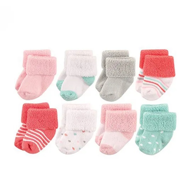 Baby Terry Socks Baby Thick Winter Socks Terry Cuff Socks