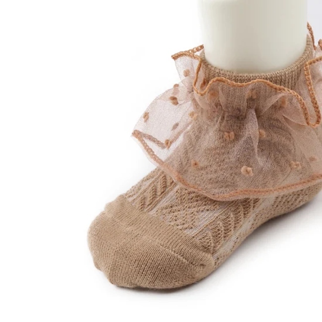 Low Price Unisex Children Baby Kids Wholesale Cotton Lace Edge Short Socks