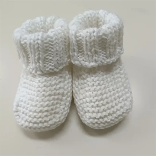 Wholesale Knitted Baby Booties Newborn Cotton Infant Socks.