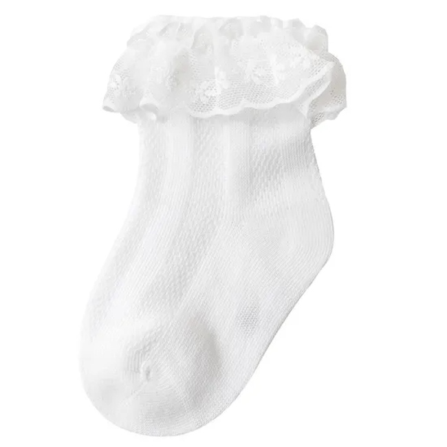 Spring and Autumn Baby Princess Lace Elastic Lace Socks Custom Logo