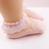 Baby Girls Socks Cool Breathable Kid Socks for Summer Princess with Lace