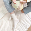 Women′s Casual Moisture Wicking Autumn Winter Solid Crew Cotton Socks for Women