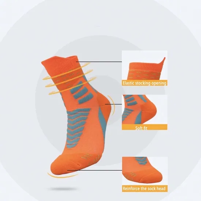 Wholesale Custom Men Women Basketball Rugby Sports Crew Children Cotton Customized Logo Unisex Soccer Football Non Slip Grip Crew Cotton Kids Socks